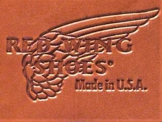 Red Wing Oil Tanned Shoes Leather Care Instructions Guide Booklet Tag Pamphlet