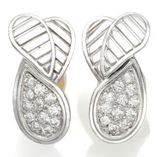 Vintage Platinum 0.  35 Tcw Diamond Stud Earrings 4.  1 Grams 16.  4 X 8.  7 Mm E/f Vs