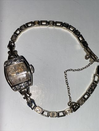 Vintage Girard Perregaux 14k Gold & Diamond Watch W.  / 14k Gold And Diamond Band