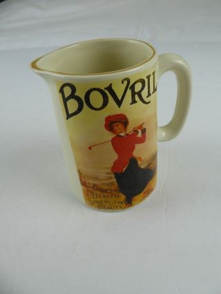 Vintage Bovril For Health Strength And Beauty 4.  25 " Jug - Pre - Owned