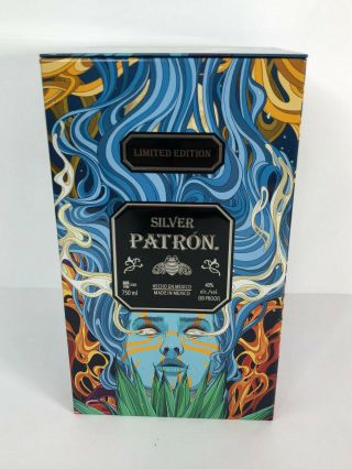 Silver Patron Limited Edition Collectors Tin Box Case 2020 Bee With Bottle Inc.