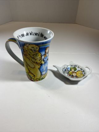 Wizard Of Oz Mug & Tea Bag Holder Paul Cardew Designs England Bone China