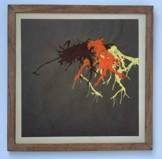 Robert Motherwell Jackson Pollock Style Abstract Expressionism Drip Painting