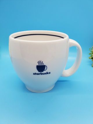 Starbucks 2003 Barista Blue Logo Coffee Mug Cup 12 Oz Euc