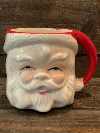 Vintage Santa Claus Mug Coffee Cup Christmas Decoration