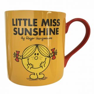 Little Miss Sunshine Hello Sunshine Roger Hargreaves Porcelain Coffee Cup Yellow