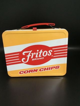 1975 Fritos Corn Chips Metal Lunchbox Without Thermos