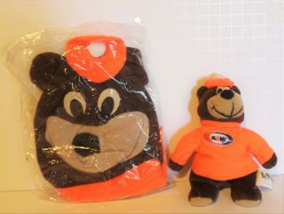 Vintage A&w Root Beer " Rooty The Bear " Hand Puppet And Plush Bear 6 "