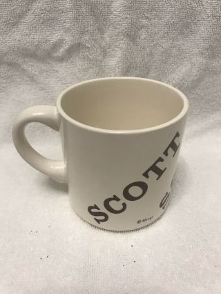 Vintage " Scott " Name Mug Coffee Cup Tea Cream Color Made In Usa