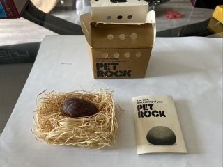 1975 Vintage Pet Rock W/ Orig.  Box Complete