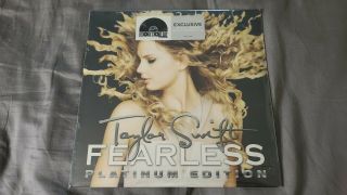 Taylor Swift Fearless Platinum Edition Clear Gold Vinyl Rsd Record Store Day