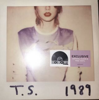 Taylor Swift Rsd Vinyl Lp 1989 Crystal Clear/pink /3750 New/sealed Rare Last One