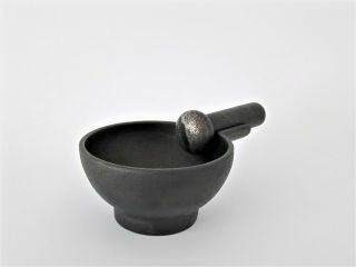 Robert Welch Vintage Modernist Mid Century Cast Iron Mortar And Pestle 1960s