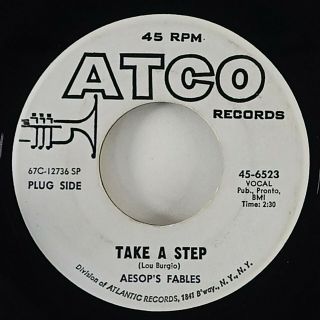 Aesops Fables " Take A Step " Northern Soul 45 Atco Promo Hear