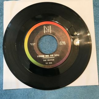 The Beatles (rare) From Me To You / Thank You Girl 522 Vj Records 1963 (rare)