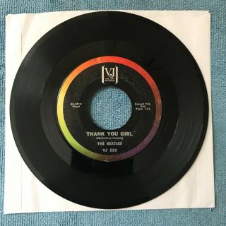 THE BEATLES (RARE) FROM ME TO YOU / THANK YOU GIRL 522 VJ RECORDS 1963 (RARE) 4