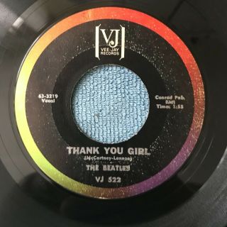 THE BEATLES (RARE) FROM ME TO YOU / THANK YOU GIRL 522 VJ RECORDS 1963 (RARE) 6