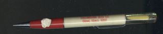 1960S MECHANICAL PENCIL,  FUNK ' S HYBRIDS,  COLUMBIANA SEED CO.  ELDRED,  IL.  FLOATER 2