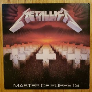 Metallica - Master Of Puppets 1986 Vinyl Lp Club Press Misprints Nm -