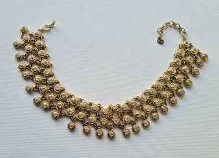 Vintage Christian Dior Crystal Necklace 1980s Vgc - Exceptional Couture