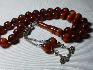 Muslim Islamic German Bakelite 33 Prayer Beads Rosary Tesbih Misbaha منجم صطمبول