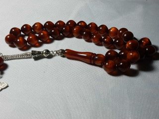 Muslim Islamic German Bakelite 33 Prayer Beads Rosary Tesbih Misbaha منجم صطمبول 3