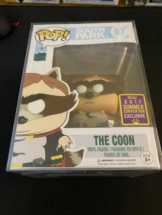 Funko Pop South Park - The Coon 07 - 2017 Exclusive - Vaulted W/ Protector