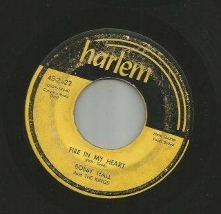 Doowop R&b - Bobby Hall And The Kings - Fire In My Heart - Hear - 1954 N.  Y.  Harlem