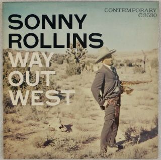 Sonny Rollins: Way Out West Us Contemporary Og Mono Jazz Vinyl Lp