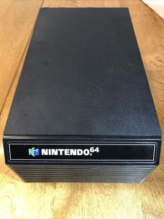 Vintage Retro Nintendo 64 Video Game Storage Case Drawer 12 Game Capacity N64