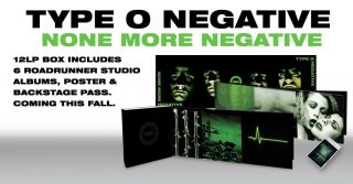 Type O Negative - None More Negative Vinyl Record Box Set - Colored Album