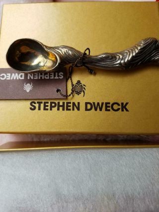 Stephen Dweck Abalone Sterling Silver Jam Spoon