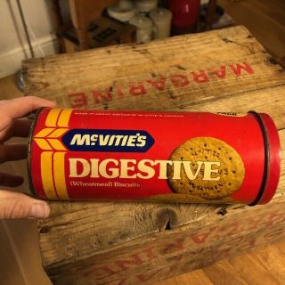 Vintage Mcvitie’s Digestive Biscuits Tin – Retro – Kitchenalia –