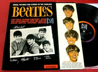 Songs Pictures And Stories Of The Fabulous Beatles 1964,  Stereo Issue Vg,  /vg,