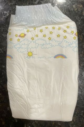 Vintage Huggies “Thick” Disposable Plastic Diaper Size Small Pack Of 24 3
