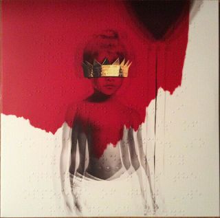 Rihanna Anti Black Vinyl 2lp Vg,  With Inserts Usa