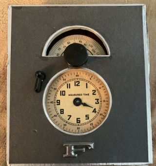 Very Rare Stevenson Mfg Measured Time Model L Kitchen Time “pre - Hawkeye” Units?