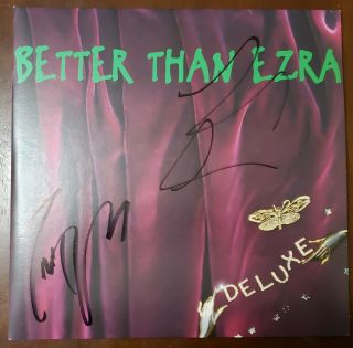 Better Than Ezra Deluxe 2xlp Re Us 2018 Signed First Time On Vinyl Like