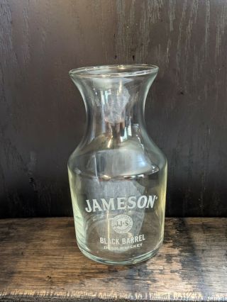 Jameson Black Barrel Irish Whiskey Small Carafe Decanter