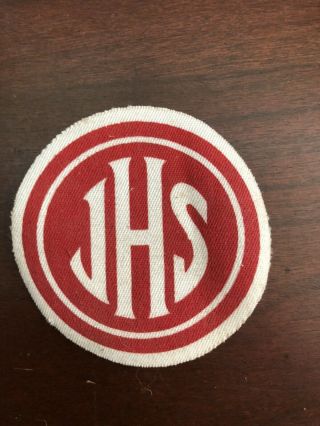 Jhs J.  Hungerford Smith Patch Root Beer A&w Vintage Logo