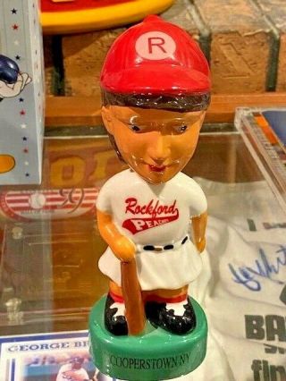 Rare 2003 Rockford Peaches Bobblehead Cooperstown Ny " A League Of Their Own "