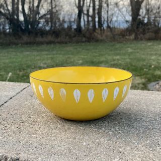 Vintage Cathrineholm Yellow Lotus Bowl