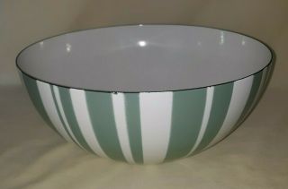 Vintage Catherine Holm Green Striped Bowl Midcentury Modern $69.  99