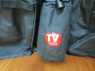Vintage TV Guide Black Duffle Gym Bag Promo Travel Tote 2