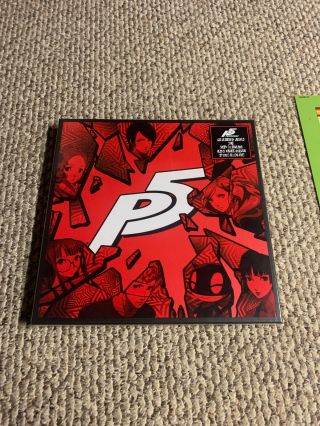 Persona 5 Vinyl Soundtrack - Essential Edition 4xlp Video Game Record Atlus 8bit