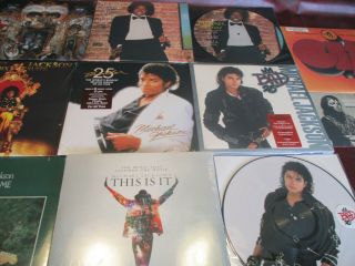 Michael Jackson Thrill 25th Anniversary Issues,  Off The Wall,  Jackson Lp Set
