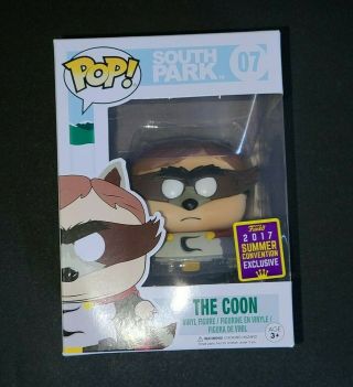 New/vaulted " South Park " The Coon 07 Sdcc 2017 Funko Pop 7