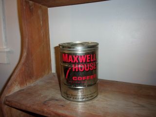 4 Vintage Coffee Tins - - 3 - Maxwell House - 1 - Monarch. 3