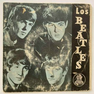 Los Beatles - Y La Amo - Rare Costa Rica Picture Sleeve Ep