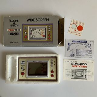 Nintendo Game & Watch Snoopy Tennis Boxed